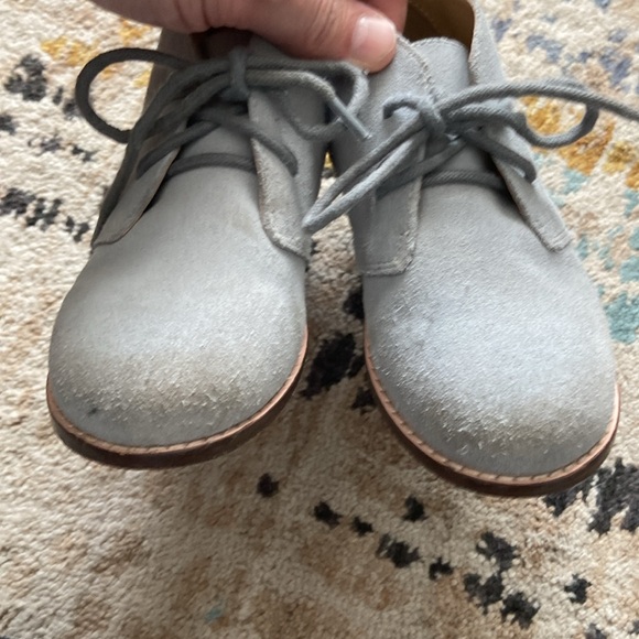 Janie and Jack- gray suede texture- size 9-10 boys toddler - Picture 5 of 11